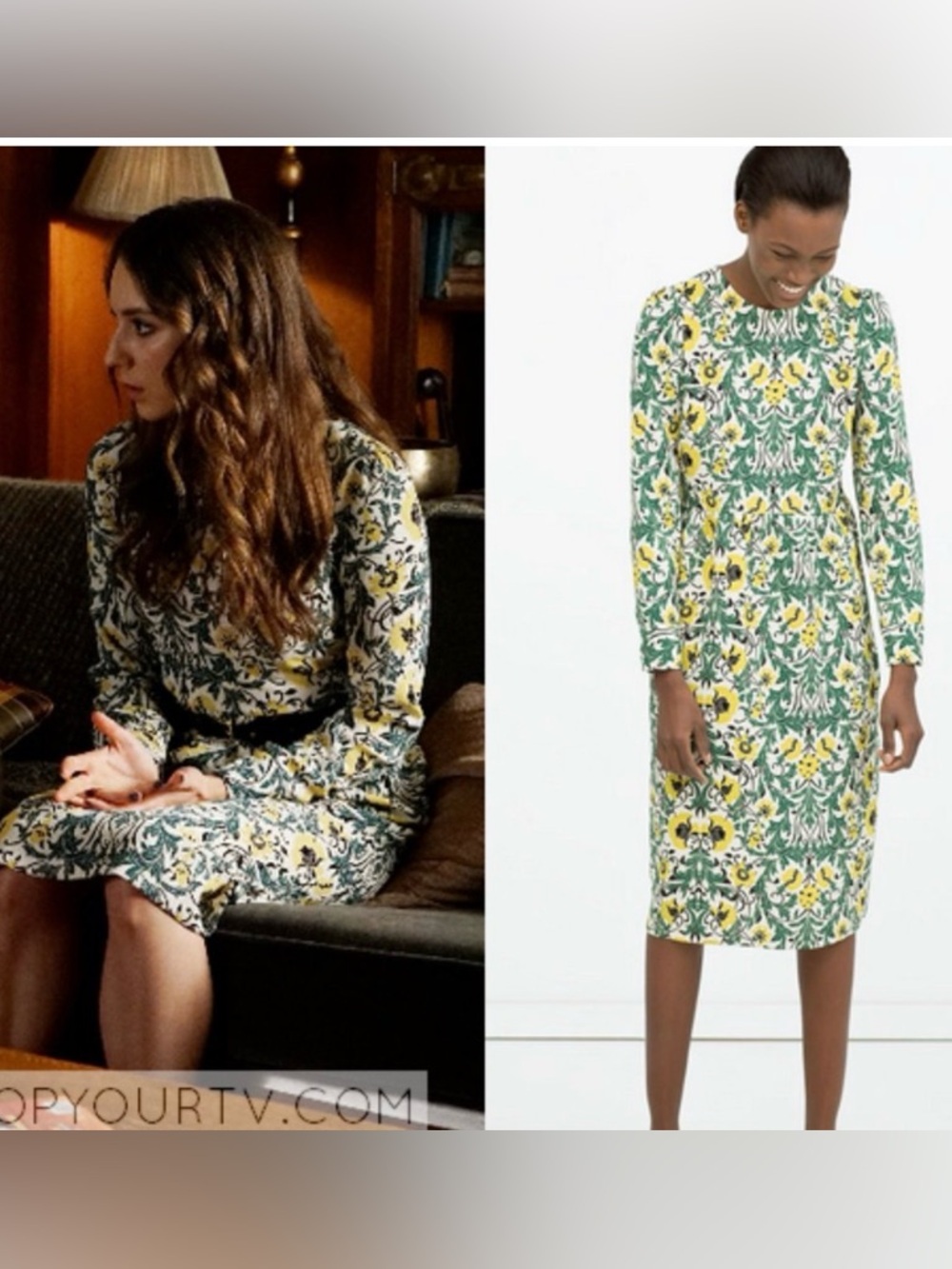 Zara Sunflower Midi Dress